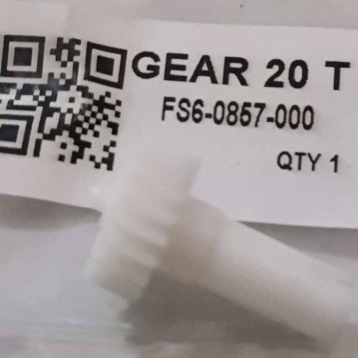 Gear 20T Canon IR 5000/6570 IRA 6075/6275 FS6-0857-000 biasa