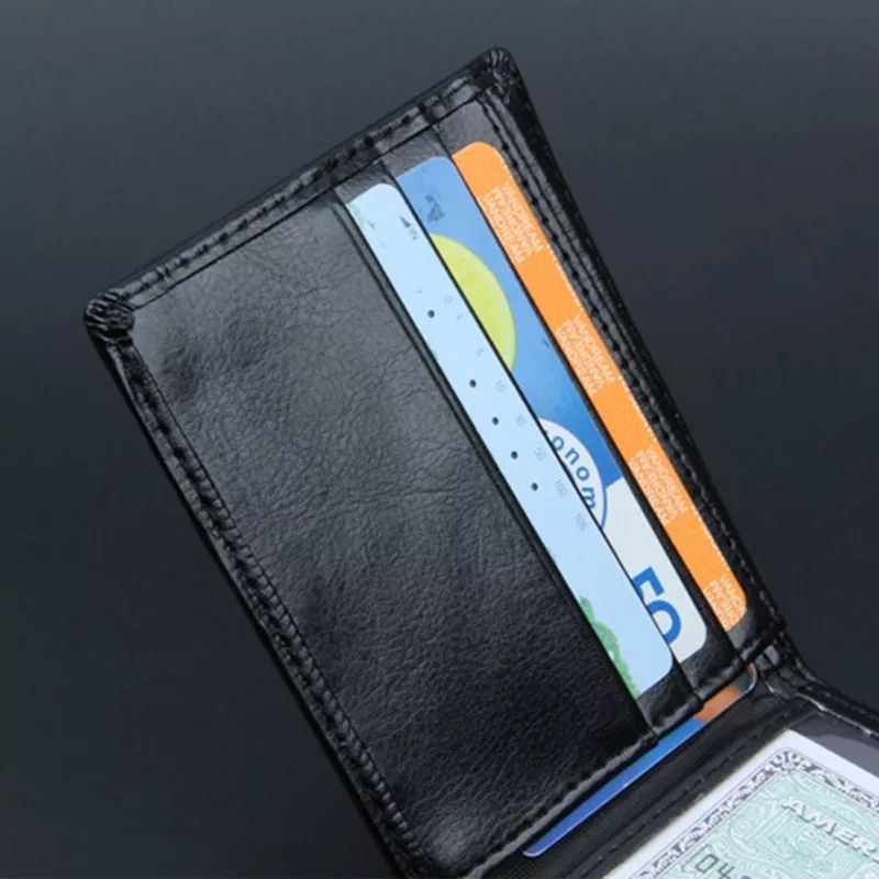 KBL Dompet Pria Hitam Polos Cowok Kulit Sapi Original