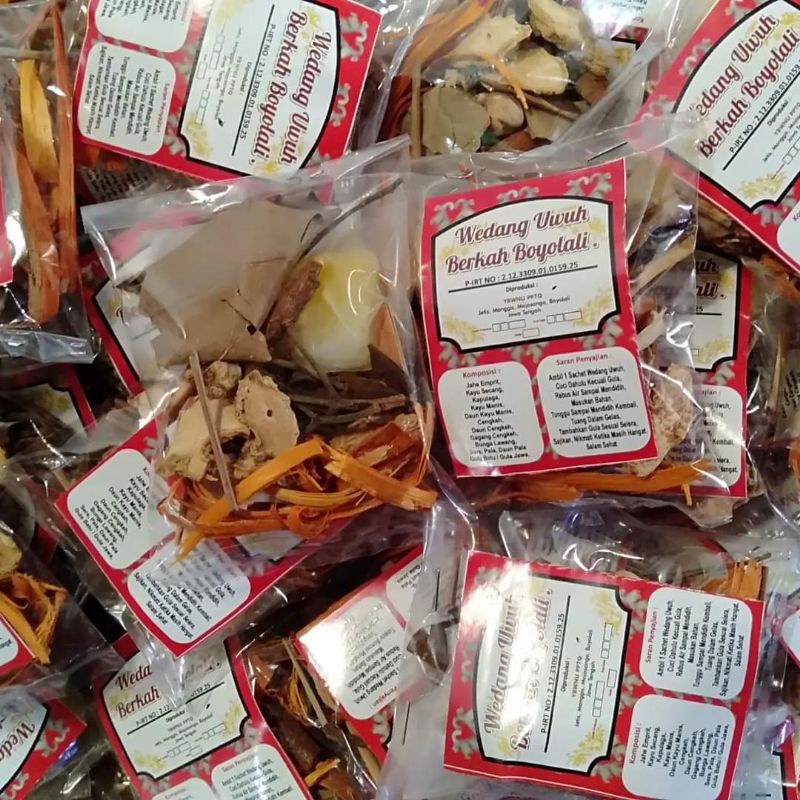 

Wedang uwuh Berkah Boyolali 1 pack isi 10 pcs