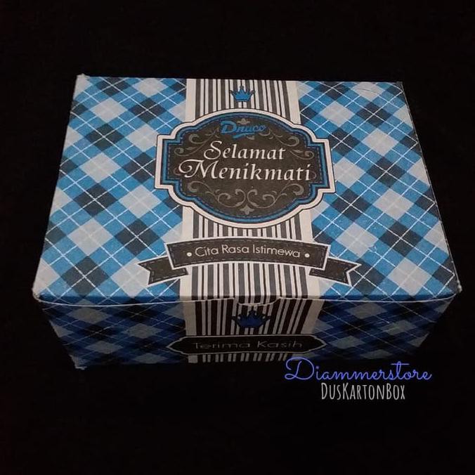 Dus Kue / Snack Box/Dus Makanan Hansel (Draco) Motif Murah Uk 12 X 16 