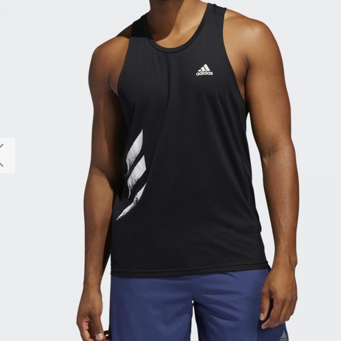 SINGLET CLAW ADIDAS / kaos gym fitnes / Baju training running pria