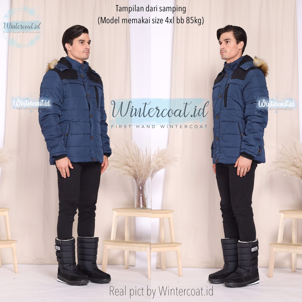 READY INDONESIA LOGAN Winter coat Men jaket musim dingin pria cowok jumbo big size mantel waterproof