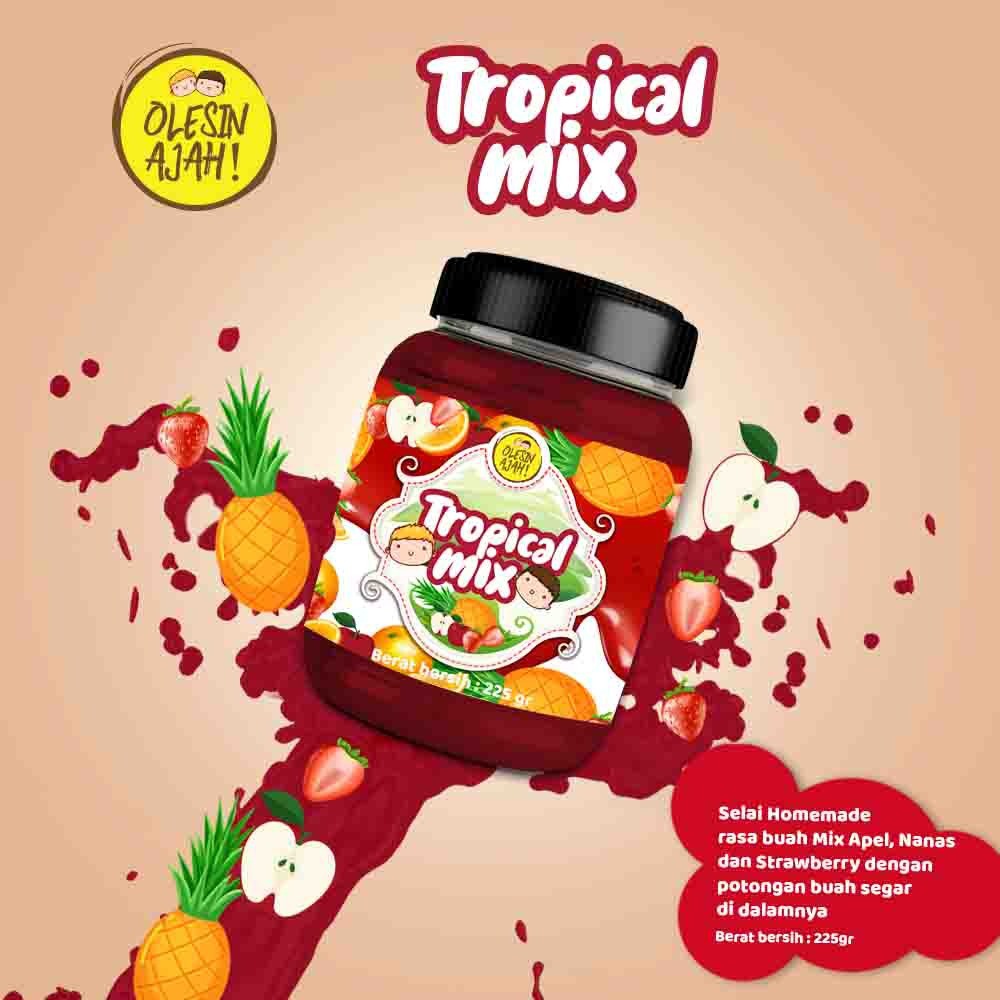 

Selai TROPICAL MIX 200Gr - OlesinAjah - Homemade