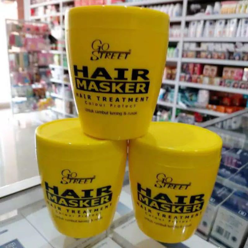 Hair mask go street / Masker rambut go street untuk rambut kering