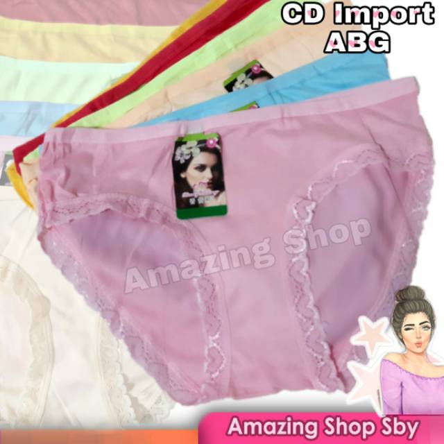 [CD] Celana Dalam Wanita Import Renda Cewek ABG Murah