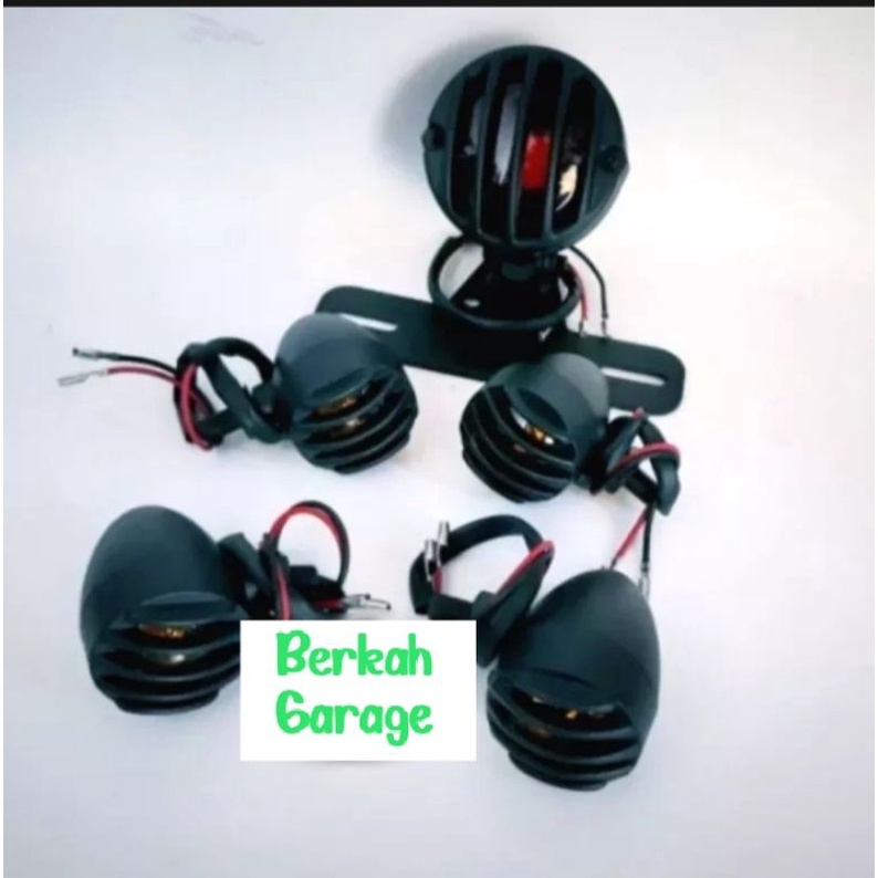 Paket Lampu Stop Tralis Gril Plus Sen Tralis Plus Gril Japstyle Besi Custum Gl Tiger Scorpio Byson Tunder Vixion