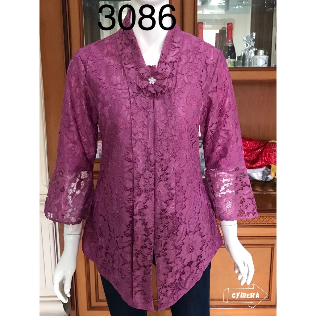 Kebaya alexuez  full brukat Bros seri warna 3086 kartini kebaya premium