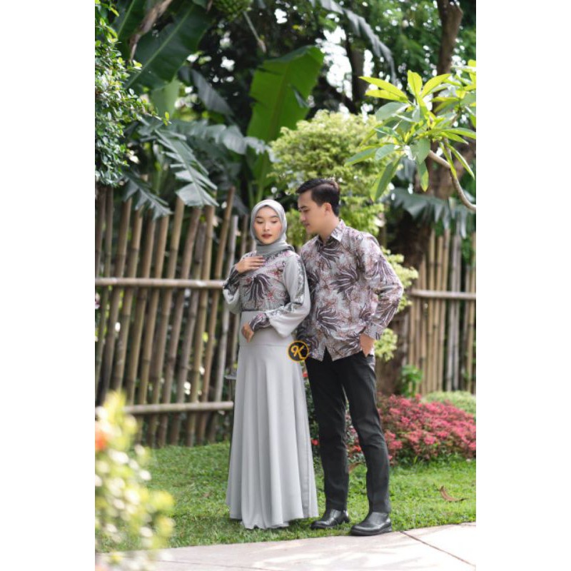 TERBARU DAN TERLARIS COUPLE GAMIS NETTY ORIGINAL KARYA BATIK PEKALONGAN HIGHQUALITY