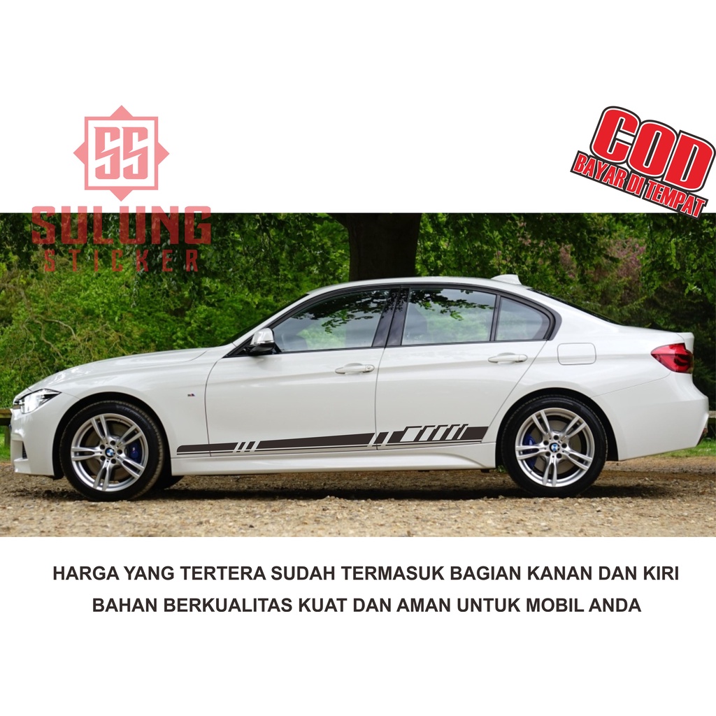Stiker Samping Bawah Pintu Mobil Cutting Sticker Model Kekinian