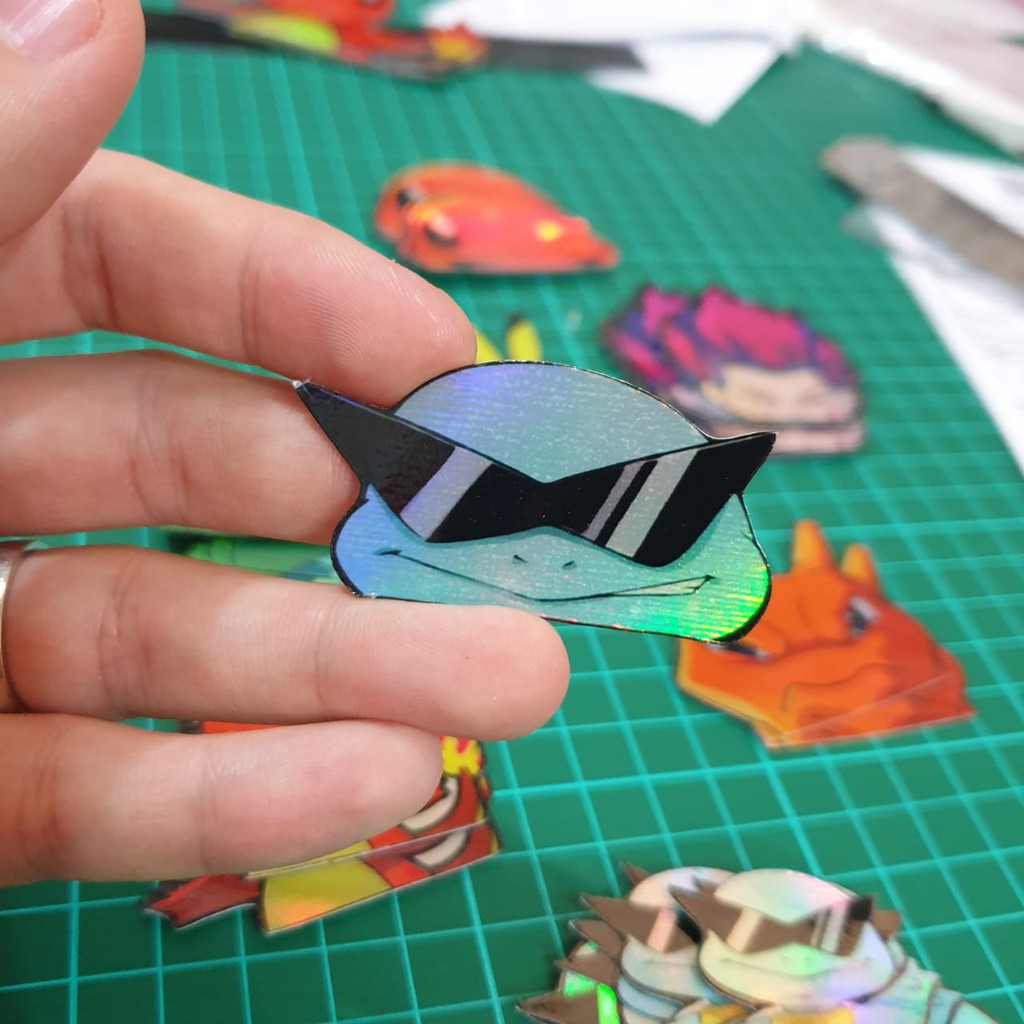 

Sticker Hologram Anime - PSH62 - Pokemon - Squirtle