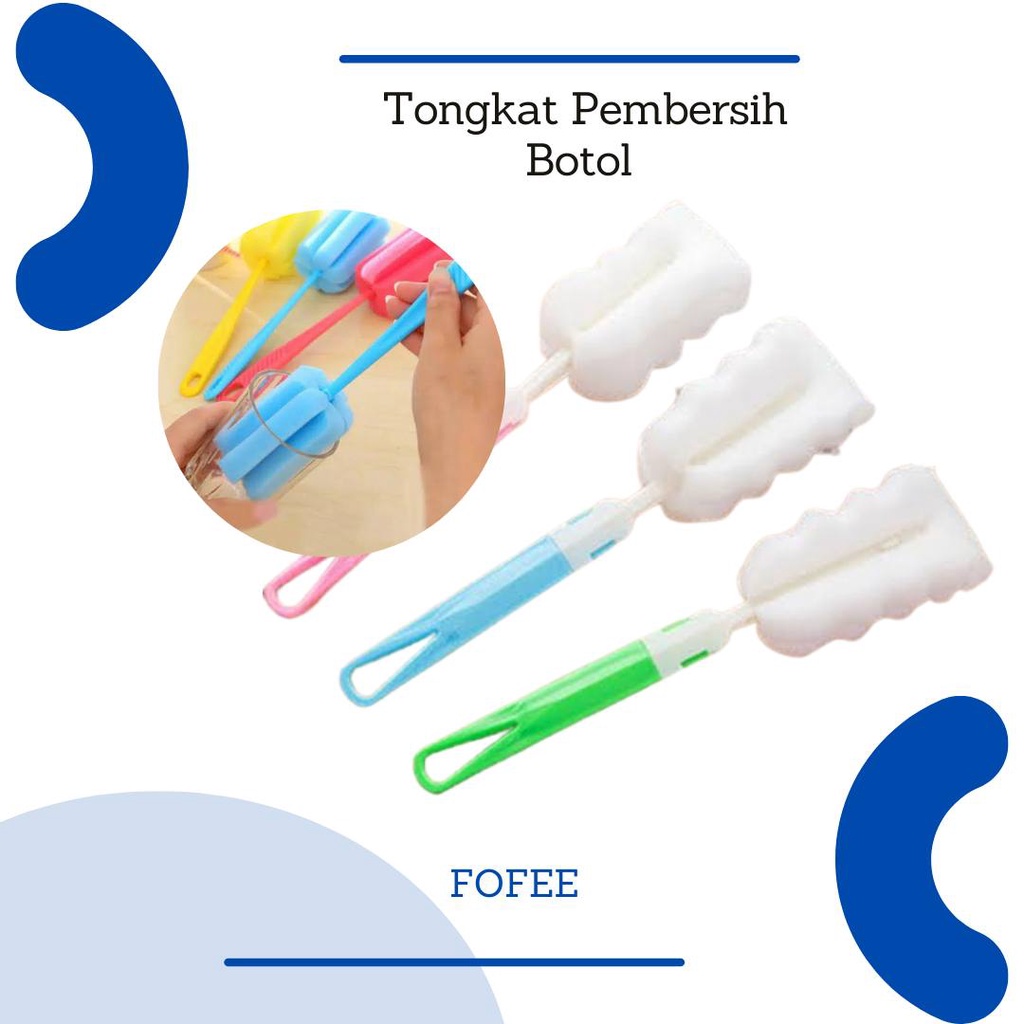 [IMPORT] - Tongkat Pembersih Botol Minum Bahan Sponge