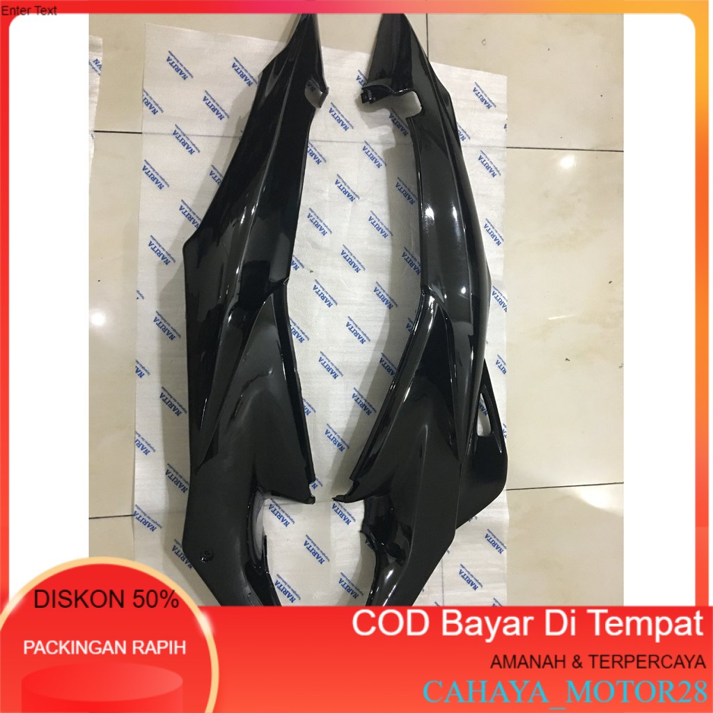 Termurah Cover Body Belakang kanan kiri Motor Satria FU Lama / Barong Hitam Terbaru / Terlaris Murah