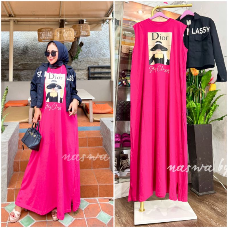 One Set Naswa By SC Matt Inner daniera jaket crop delnise bordir