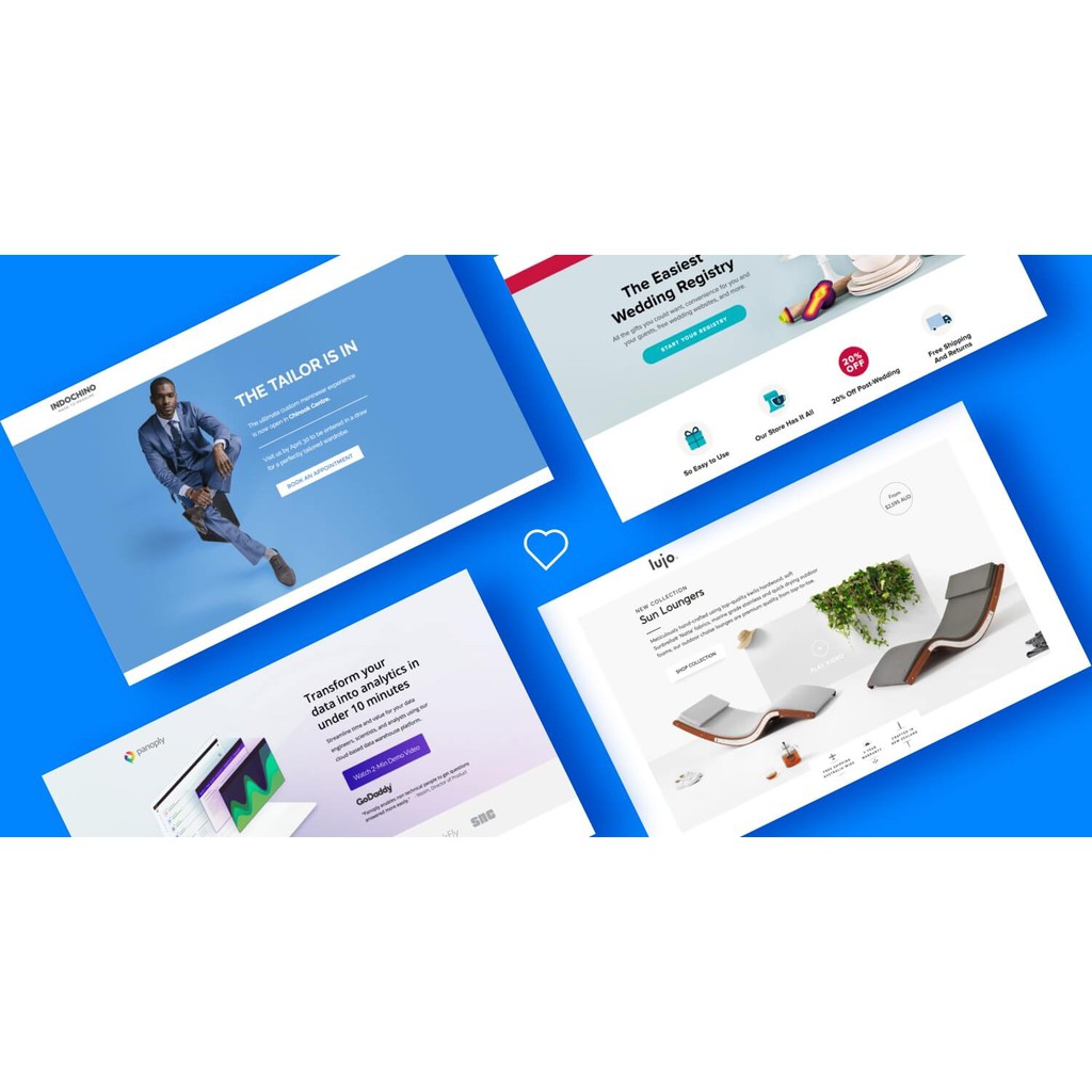 TEMPLATE 3 in 1 Landing Page - Toko Online - Blogging Limited Edition