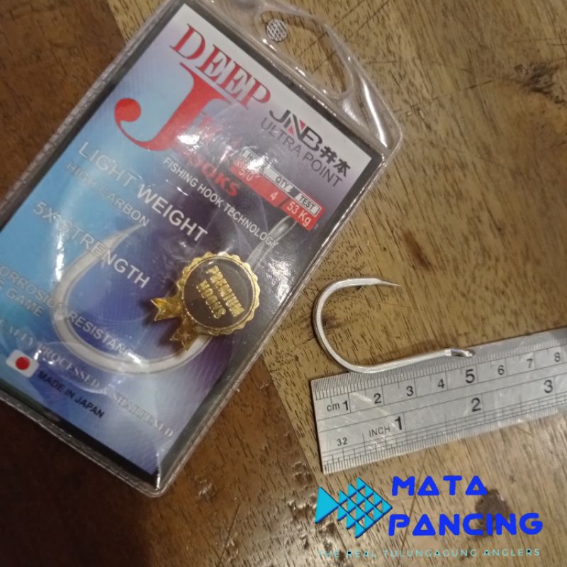 Kail mata pancing JNB deep jig hooks big game untuk kail jigging dan dasaran laut kail kuat dan sangat tajam