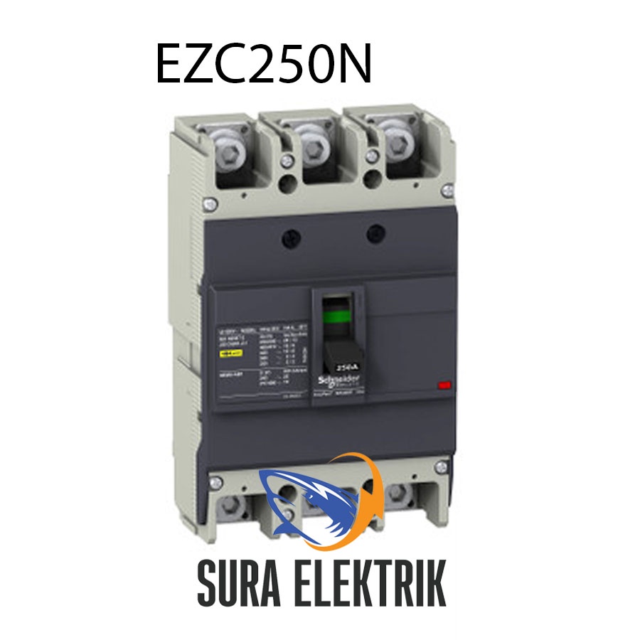 MCCB NFB Breaker Schneider EZC250N 200A / 225A / 250A EasyPact - 200A