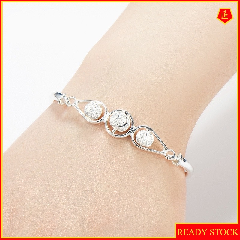 [Ready Stock]Lucky Beads Bell Opening Ladies Bracelet