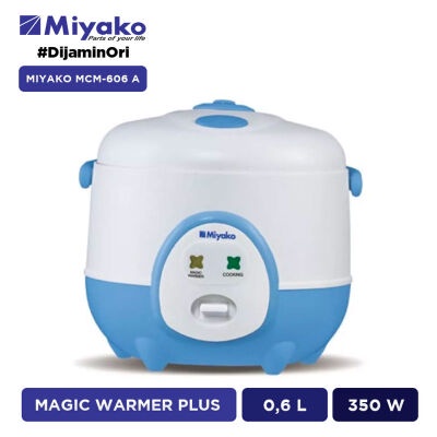 Rice cooker Miyako mini MCM-606 A  / MCM-606 B 3in1 0.6 L magiccom miyako magic warmer plus ORI