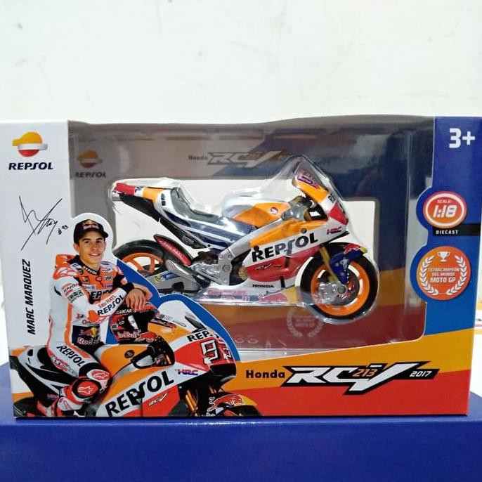 Diecast Motogp Marc Marquez Honda Rc213V 2017 Maisto - Termurah 