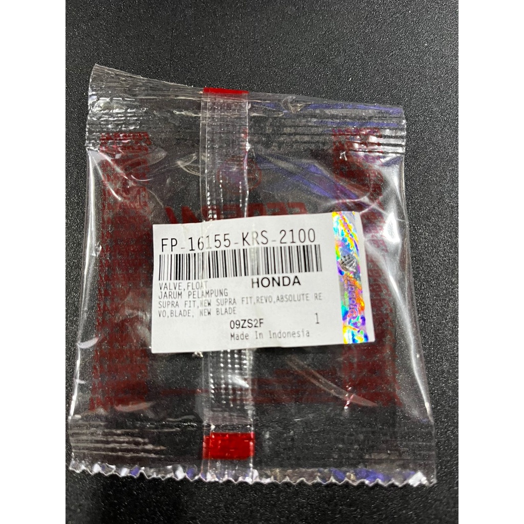 JARUM PELAMPUNG KARBU KARBURATOR KARBURASI HONDA SUPRA FIT FITNEW REVO BLADE ORI FEDERAL FP-16155-KRS-2100-1