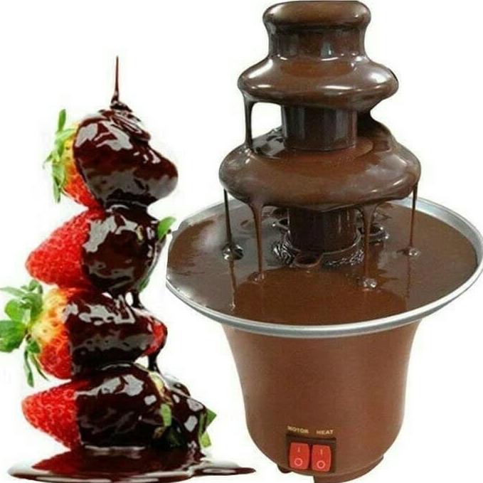 

[PROMO FIK81] Fondue fontain Chocolate fountain peleleh pencair pelebur coklat Terbaru