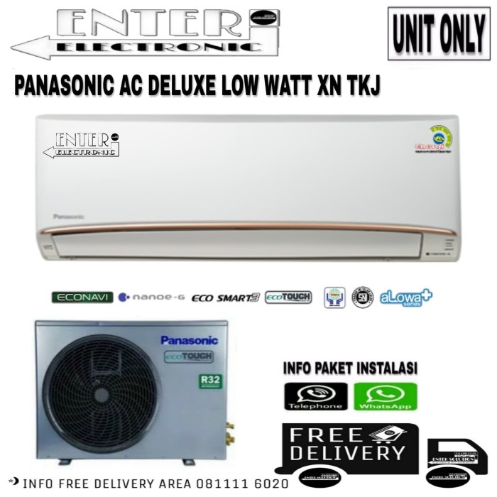 Panasonic Ac 1 Pk Cs/Cu Xn9Tkj - Ac Panasonic 1 Pk Deluxe Lowwatt #98