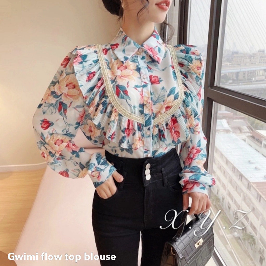 Gwimi flow top blouse - Thejanclothes