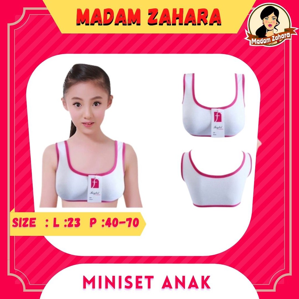 Bra Bh Beha Miniset Anak Perempuan Cewek ABG Remaja SD SMP Polos Kualitas Import / Miniset Anak SMP
