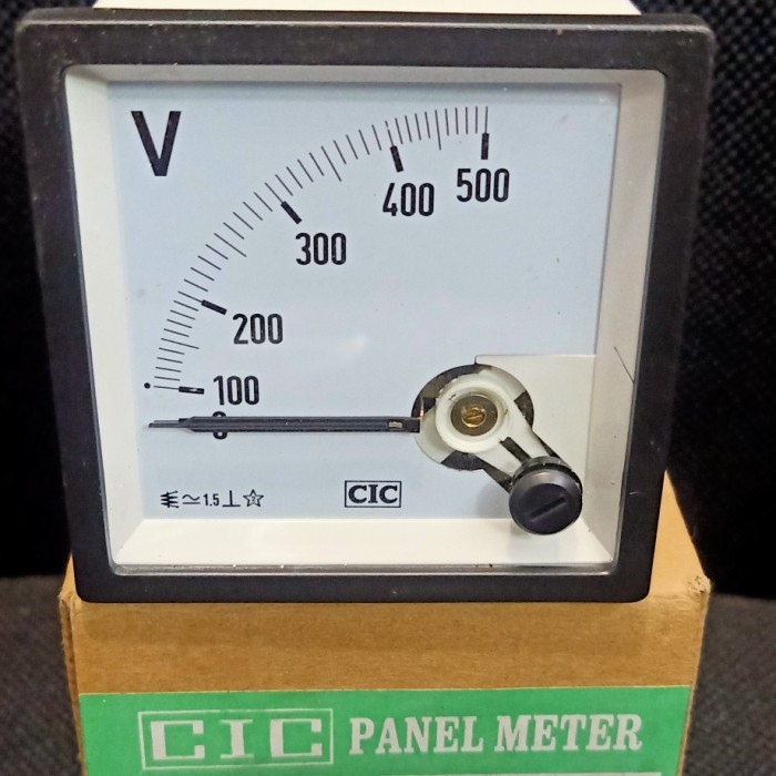 Panel Meter Volt Meter analog CIC Measure : 500v AC