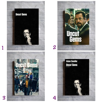 Uncut Gems Poster kayu film hiasan dinding dekorasi kamar kafe
