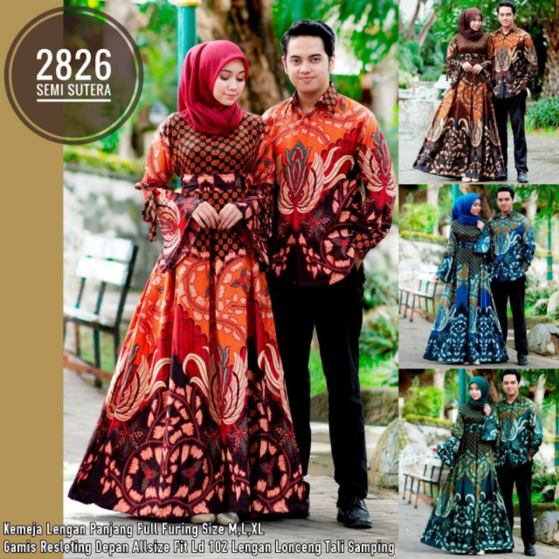 COUPLE GAMIS SEMI SUTRA SEKAR JAGAD COUPLE SEMISUTERA