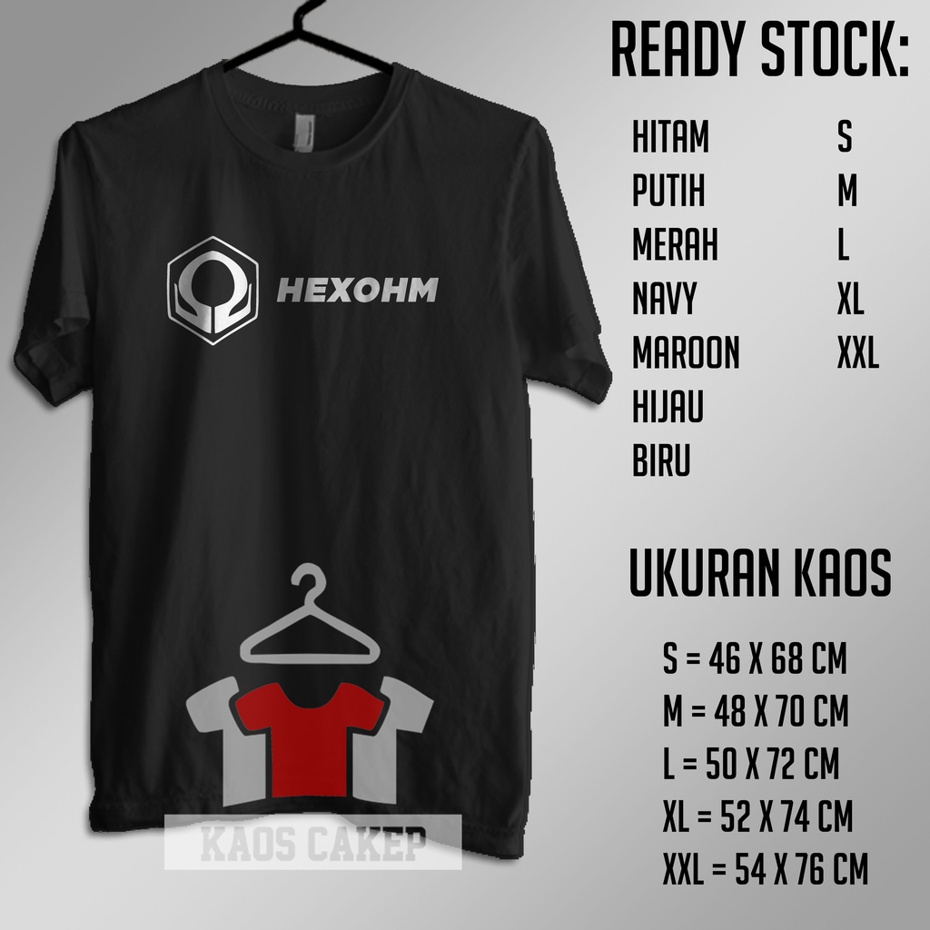 Kaos Baju Hexohm Kaos Vape