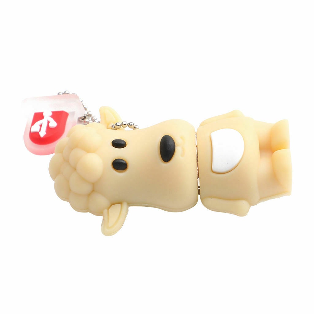 64g Kartun USB Flash Drive U Disk Premium Novelty Animal USB 2.0 Data USB Flash Kartun Domba Lucu