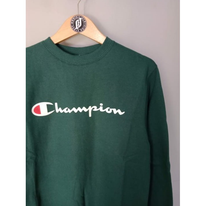 Crewneck Champion Original | Champion Crewneck Japan Market | Crewneck Champion Green
