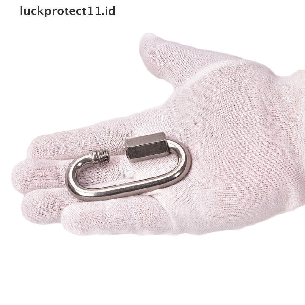 &lt; Luckprotect11.Id &gt; Kait Carabiner Bahan Stainless Steel Untuk Panjat Tebing