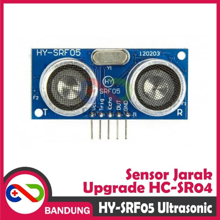 HY-SRF05 ULTRASONIC DISTANCE MEASURING SENSOR JARAK UPGRADE HC-SR04