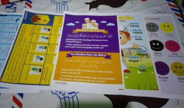 Poster Edukasi Doa Anak Muslim Untuk Kedua Orangtua Posbel Doa Tipe 11