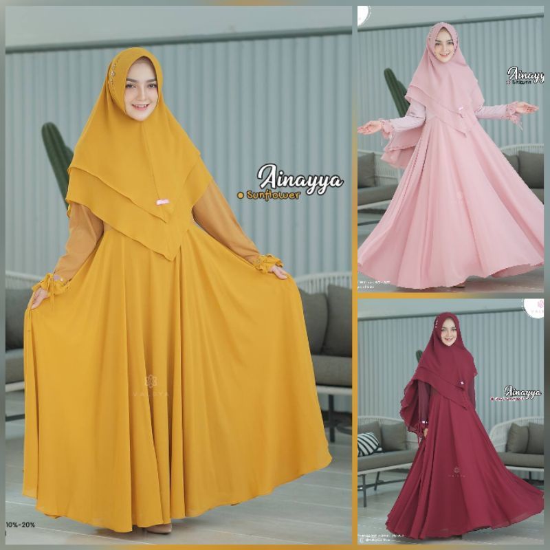 GAMIS PREMIUM ORIGINAL AHZARAYY VALDYA AINAYYA SERIES
