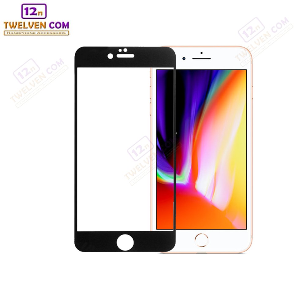 zenBlade 5D Full Cover Tempered Glass Apple iPhone 8 Plus - Hitam