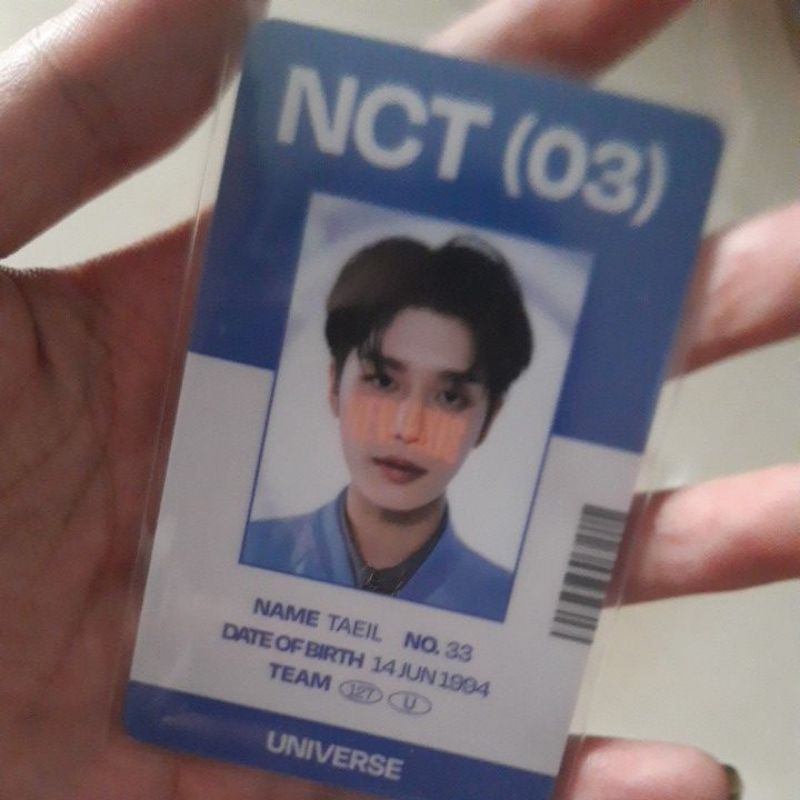 universe taeil id card nct 2021 resonance