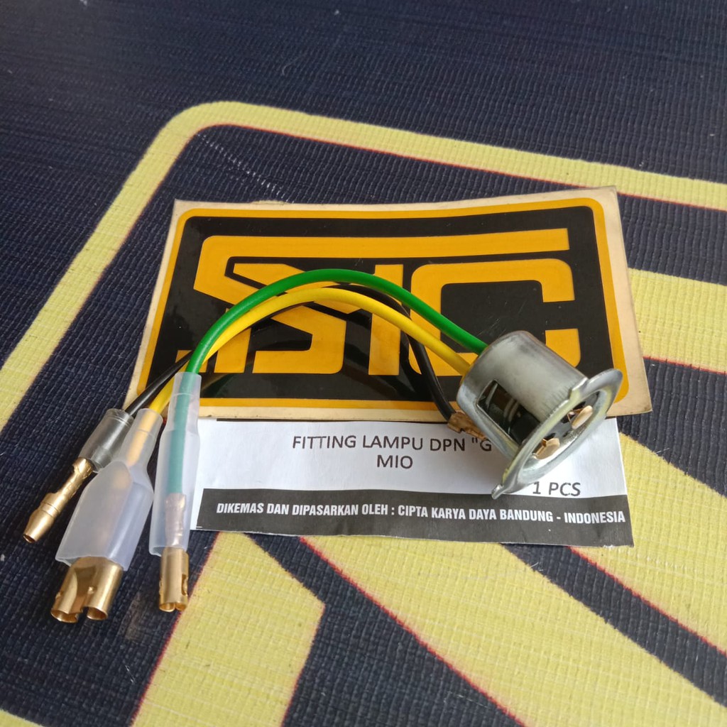 Fitting Fiting Cop Socket Soket Lampu Depan Yamaha Mio - Mio Sporty - Fino
