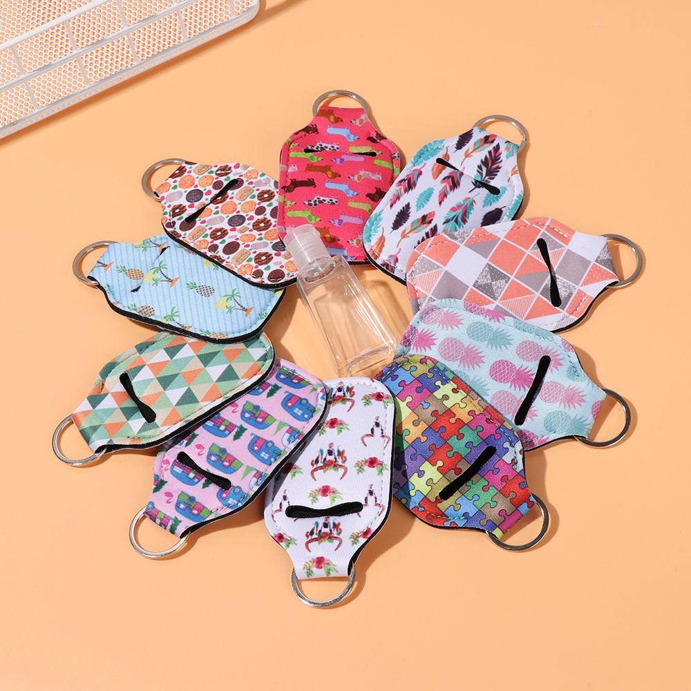 Solighter Keychain Botol Dengan Keychain Carrier Reusable Bottles Sub-Botol Kosong Gantungan Kunci Tempat Wadah Pembersih Dispenser Cairan