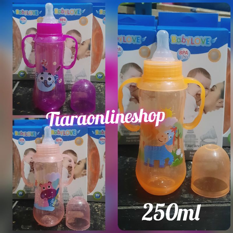 Botol susu babylove 250ml /Dot baby foodgrade bpa free tahan panas