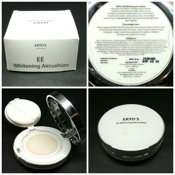 [ORI] EE Whitening Aircushion Bedak Air Cushion Foundation Krim Alas Bedak tanpa Beminyak BPOM