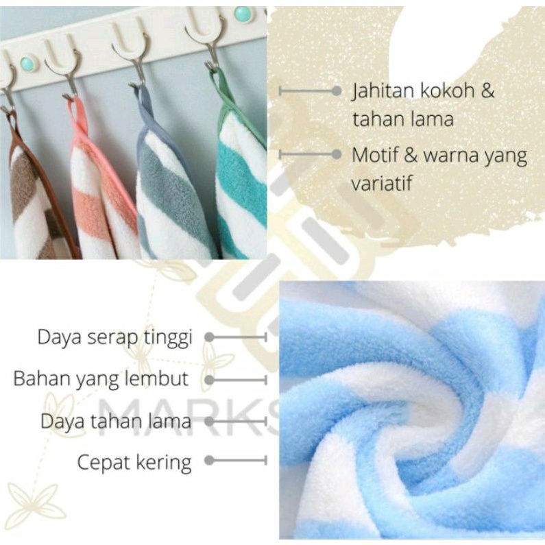 Handuk Bayi Super Soft Jumbo 70x140 | 50x100 cm Microfiber Towel | Zigzag | Salur | Daya Serap Tinggi