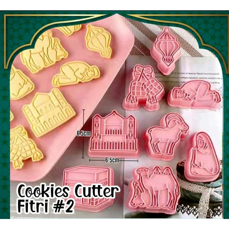 

Cookies Cutter Stamp Idul Fitri 2 (8pcs)