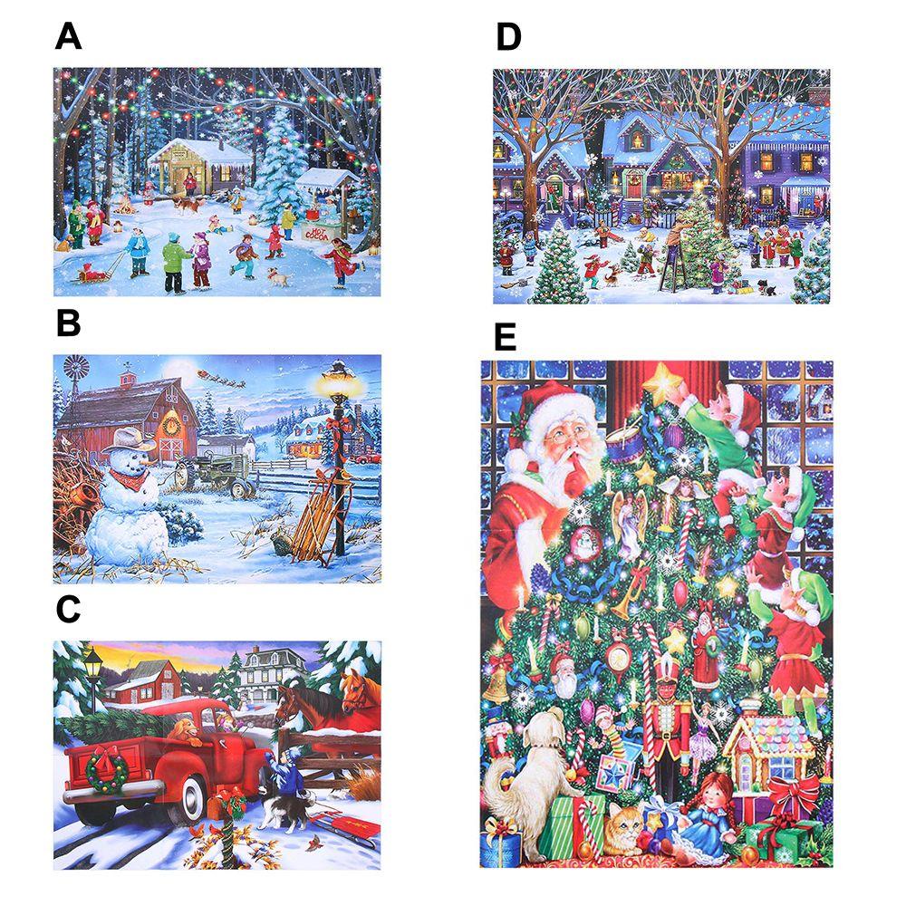 R-flower 1000pcs Mainan Edukasi Puzzle Jigsaw Motif Snowman / Natal Untuk Anak / Dewasa