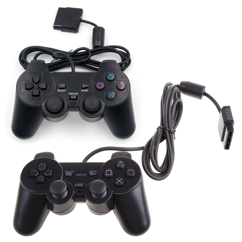 Btsg Ditingkatkan Untuk Controller PS2 Wired Gamepad Double Shock Game Handle Untuk2Konsol