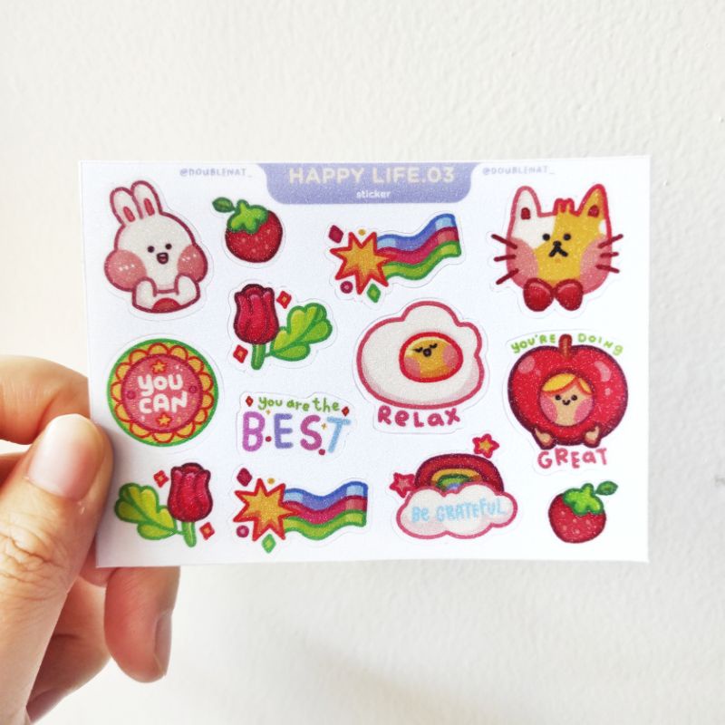 

DoubleNat Happy Life 3 sticker
