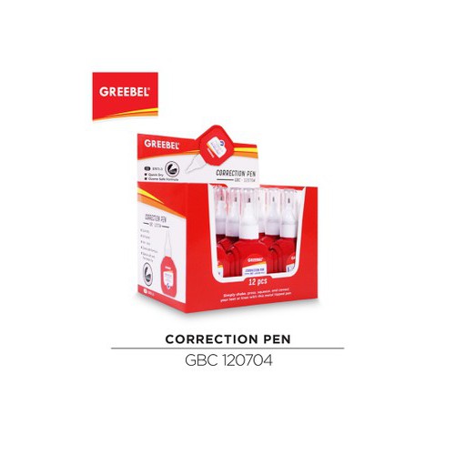 

Tip Ex Greebel GBC 120704 / GBC 120704 Greebel Correction Pen